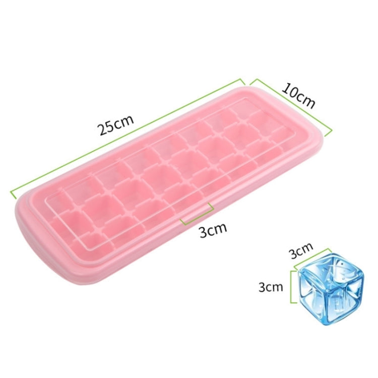 Creative 24 Grid Silicone Ice Tray Home Large Ice Cube Mold Ice Box with Lid