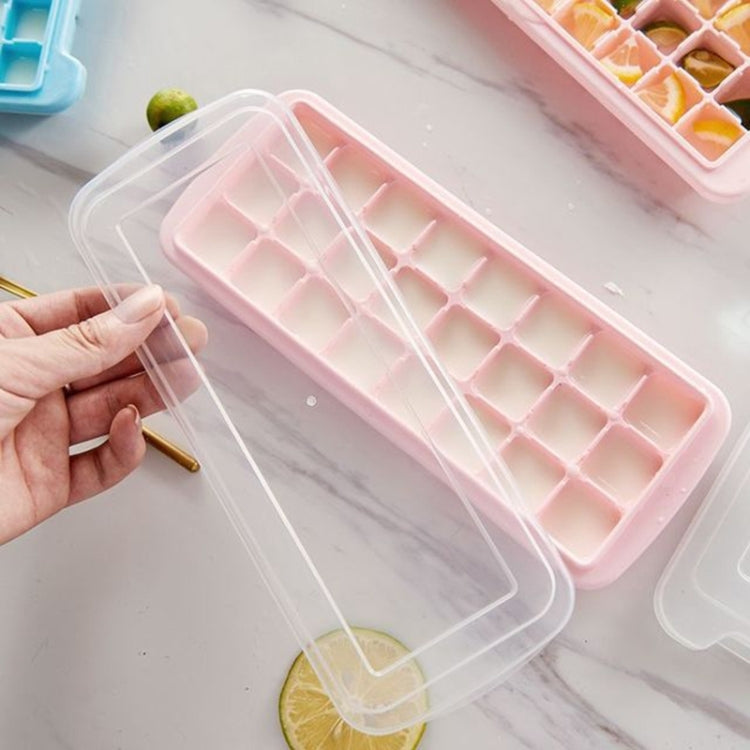 Creative 24 Grid Silicone Ice Tray Home Large Ice Cube Mold Ice Box with Lid