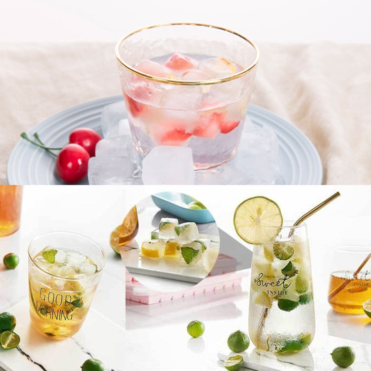 Creative 24 Grid Silicone Ice Tray Home Large Ice Cube Mold Ice Box with Lid