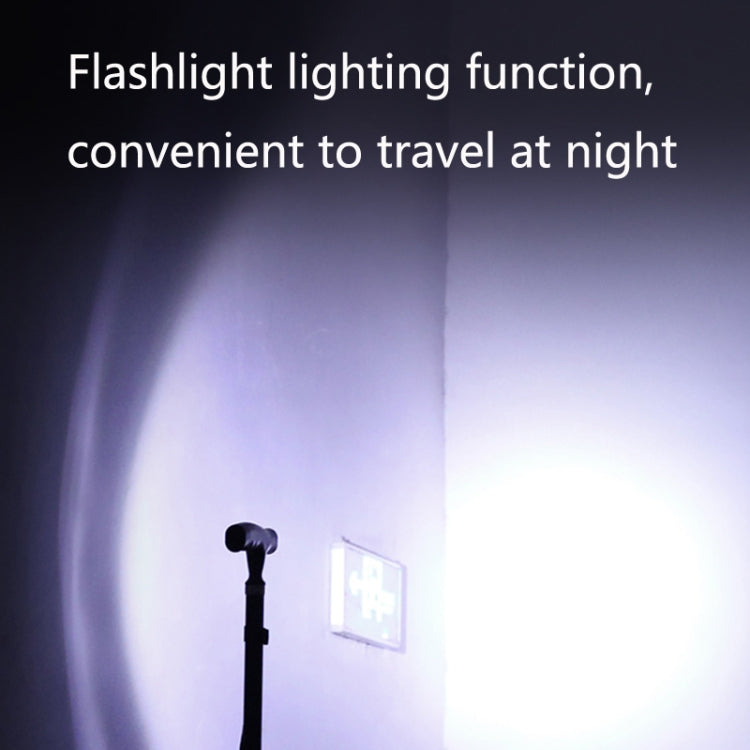 TBS-009 Four-Legged Folding Elderly Crutches Aluminum Alloy Light And Multifunctional Non-Slip Crutches With Light