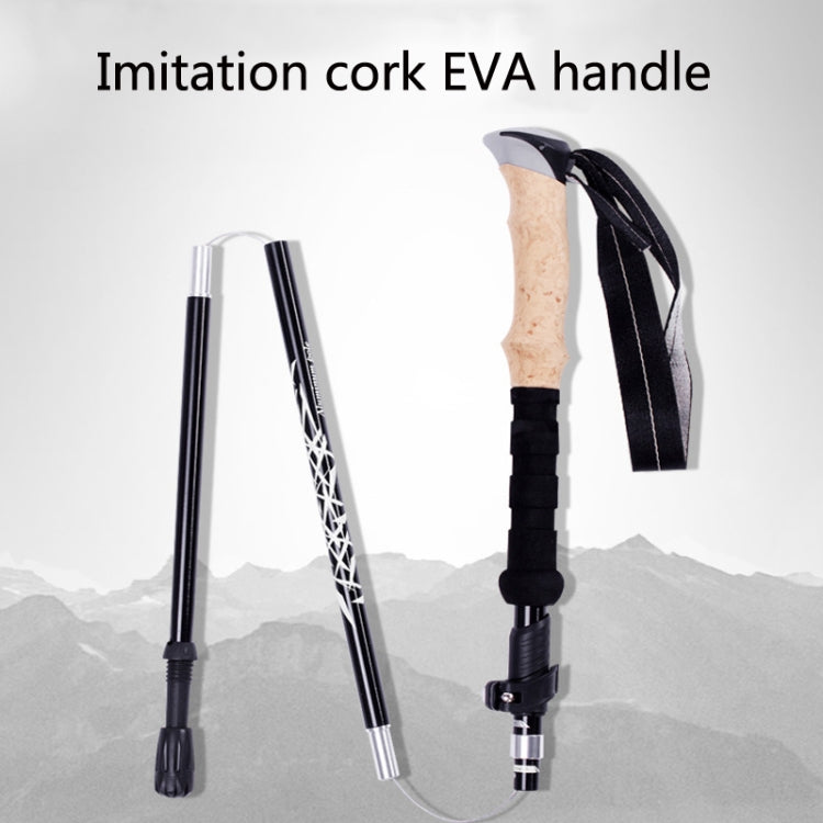 TUOBEIS TBS-006 Trekking Pole Ultra-Light Folding Trekking Mountain Climbing Crutch