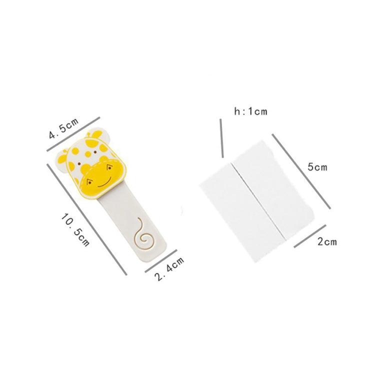 10 PCS TM18009 Cartoon Toilet Lid Lifter Toilet Sticky Toilet Lid Handle