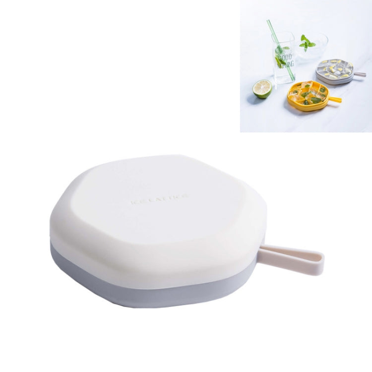 DIY Creative Hexagonal Ice Cube Mold Storage Box DIY Homemade Ice Tray