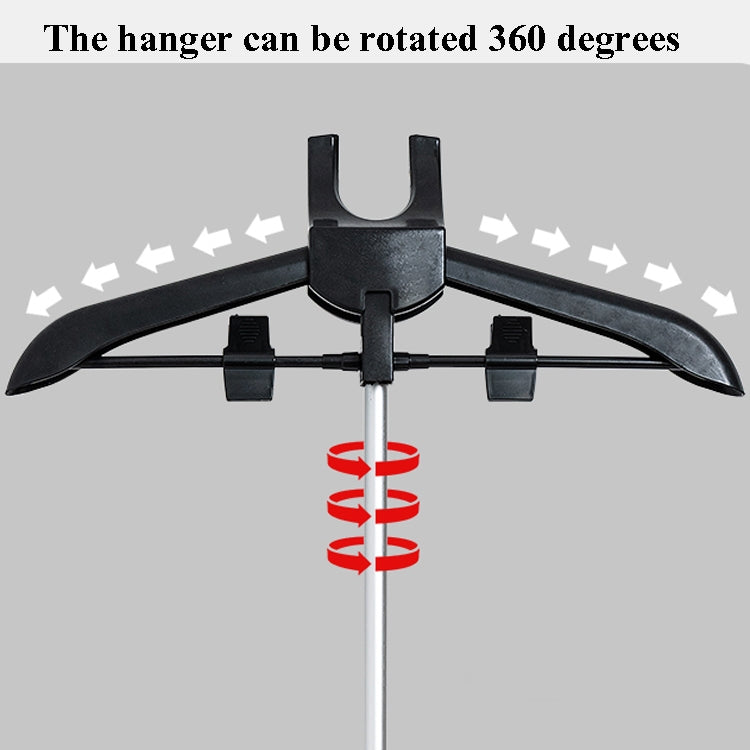 1.6m 3 in 1 Hanging Ironing Bracket Hanger Telescopic Metal Rod Mount
