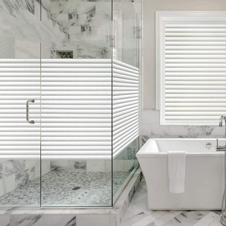 2pcs Office Privacy Glass Film Admiring Removable Large Size Blind Glass Stickers, Specification: 45cm x 1 m