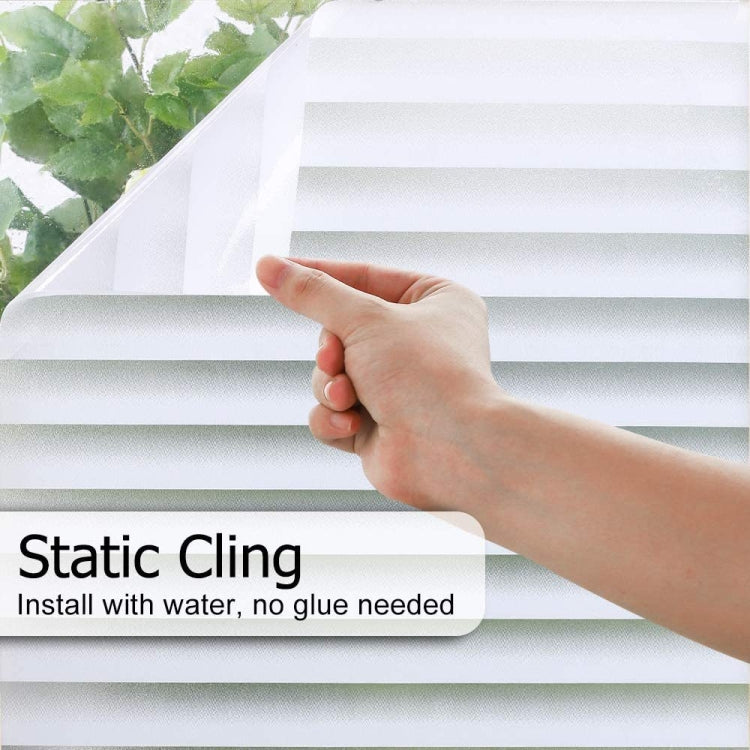 2pcs Office Privacy Glass Film Admiring Removable Large Size Blind Glass Stickers, Specification: 45cm x 1 m