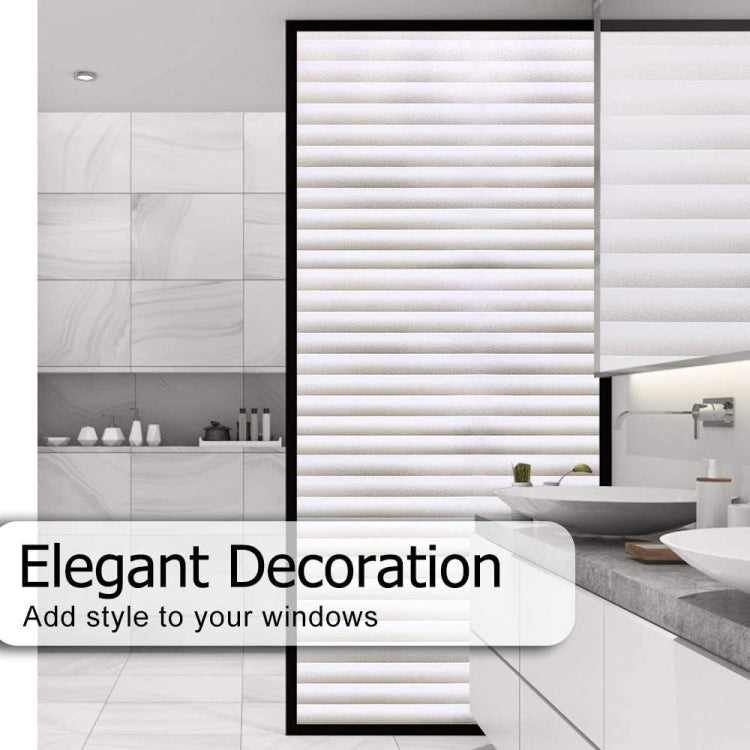 2pcs Office Privacy Glass Film Admiring Removable Large Size Blind Glass Stickers, Specification: 45cm x 1 m