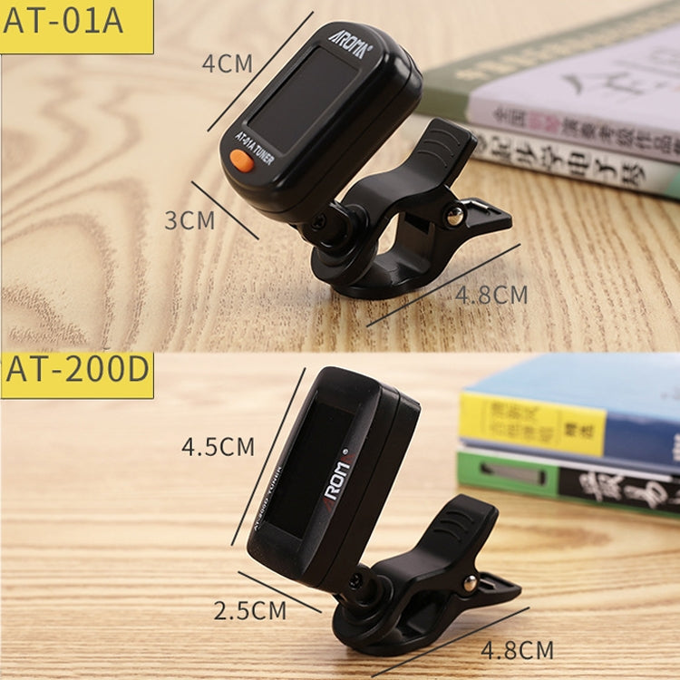 AROMA Guitar Tuner Ukulele Violin Bass Multi-Function Electronic Tuner