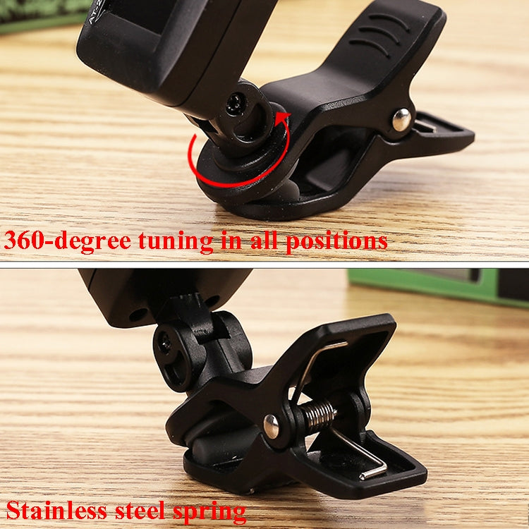 AROMA Guitar Tuner Ukulele Violin Bass Multi-Function Electronic Tuner