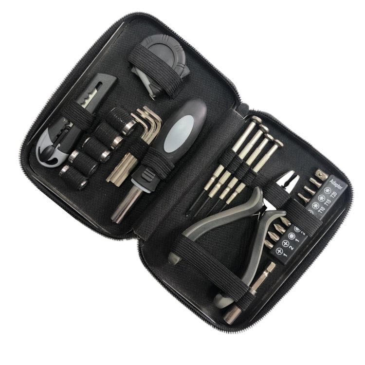 27 In 1 Tinplate Box Hardware Tool Socket Screwdriver Wrench Set