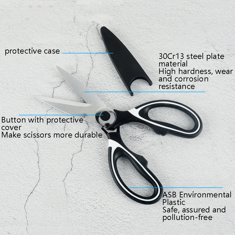 4 PCS Kitchen Scissors Multi-Function Home Stainless Steel Scissors