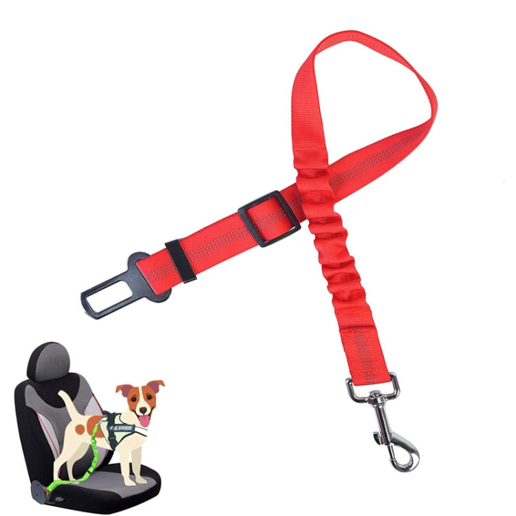 Pet Car Seat Belt Telescopic Reflective Safety Rope