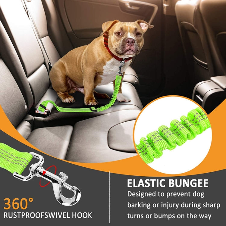 Pet Car Seat Belt Telescopic Reflective Safety Rope