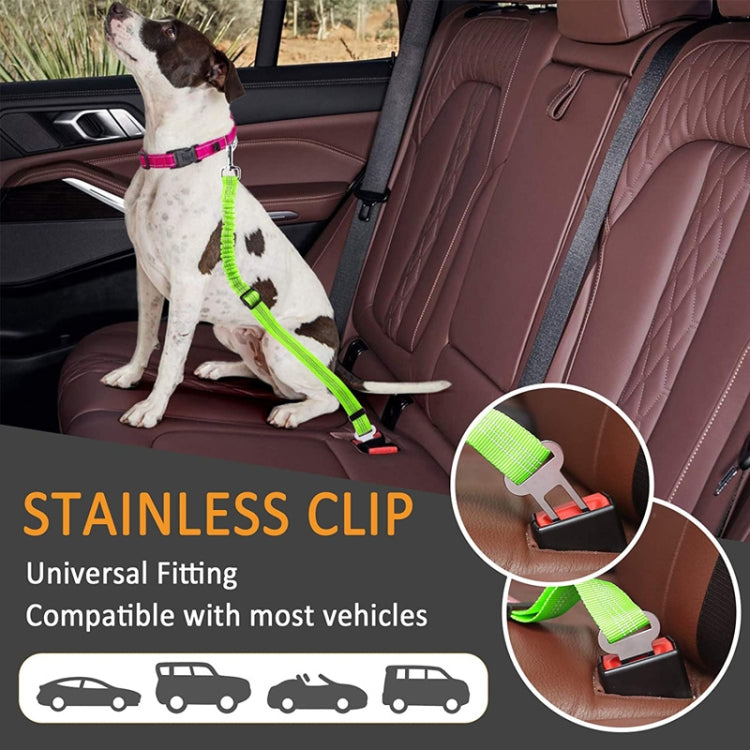 Pet Car Seat Belt Telescopic Reflective Safety Rope