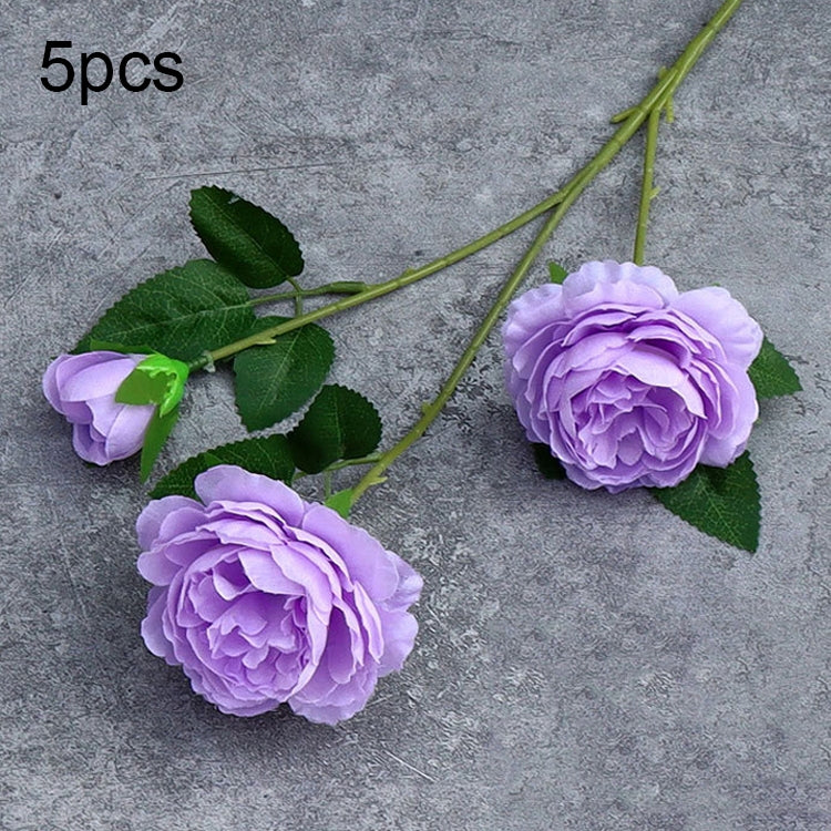 5pcs JC0055 Continental Core Flower Beam Wedding Simulation Flower Home Artificial Silk Flower