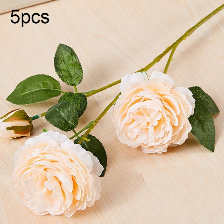 5pcs JC0055 Continental Core Flower Beam Wedding Simulation Flower Home Artificial Silk Flower