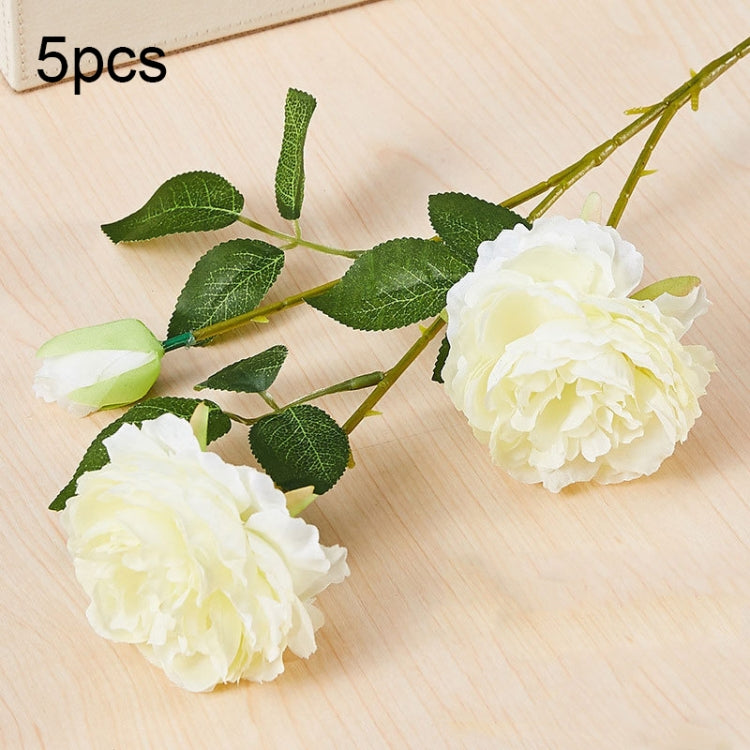 5pcs JC0055 Continental Core Flower Beam Wedding Simulation Flower Home Artificial Silk Flower