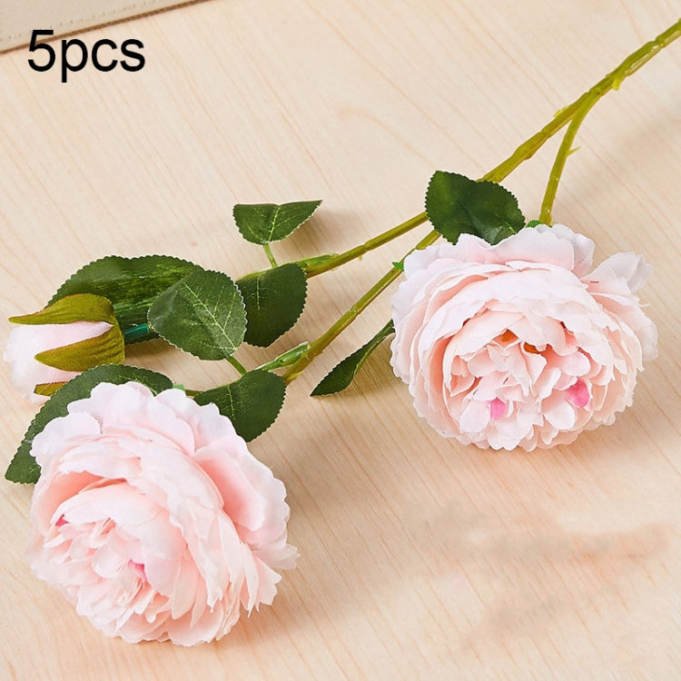 5pcs JC0055 Continental Core Flower Beam Wedding Simulation Flower Home Artificial Silk Flower