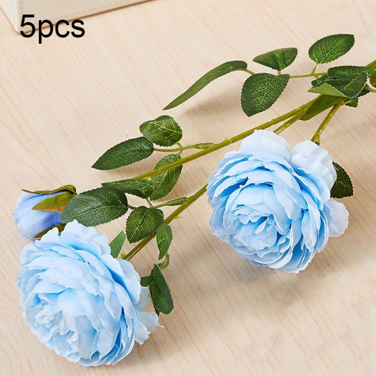 5pcs JC0055 Continental Core Flower Beam Wedding Simulation Flower Home Artificial Silk Flower