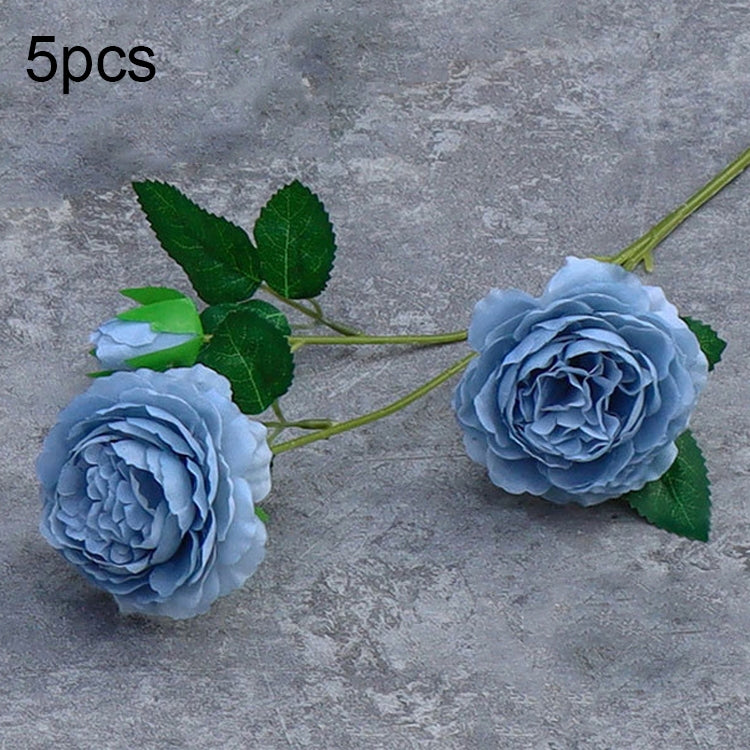 5pcs JC0055 Continental Core Flower Beam Wedding Simulation Flower Home Artificial Silk Flower