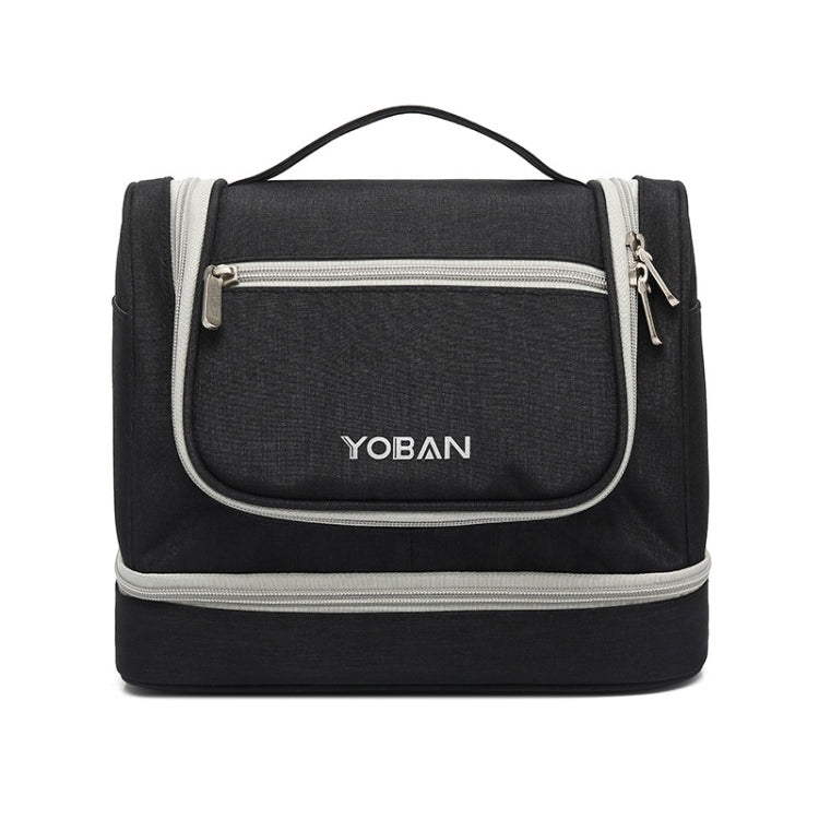 YOBAN Y-1551L Travel Cosmetic Bag Large-Capacity Outdoor Storage Bag Hook Portable Anti-Mold Dry And Wet Separation Wash Bag