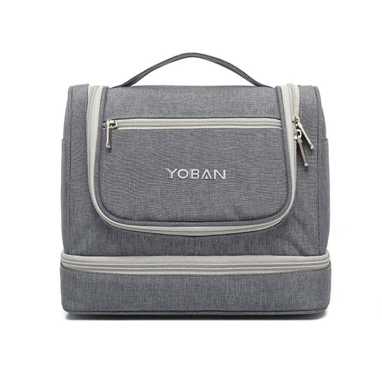 YOBAN Y-1551L Travel Cosmetic Bag Large-Capacity Outdoor Storage Bag Hook Portable Anti-Mold Dry And Wet Separation Wash Bag