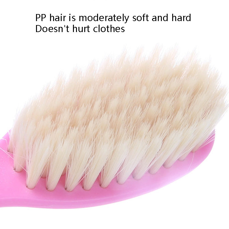 Plastic Long Handle Shoes Brush Multi-Purpose Practical Cleaning Brush Soft Hair Strap Rope Clothing Brush, Color Random Delivery