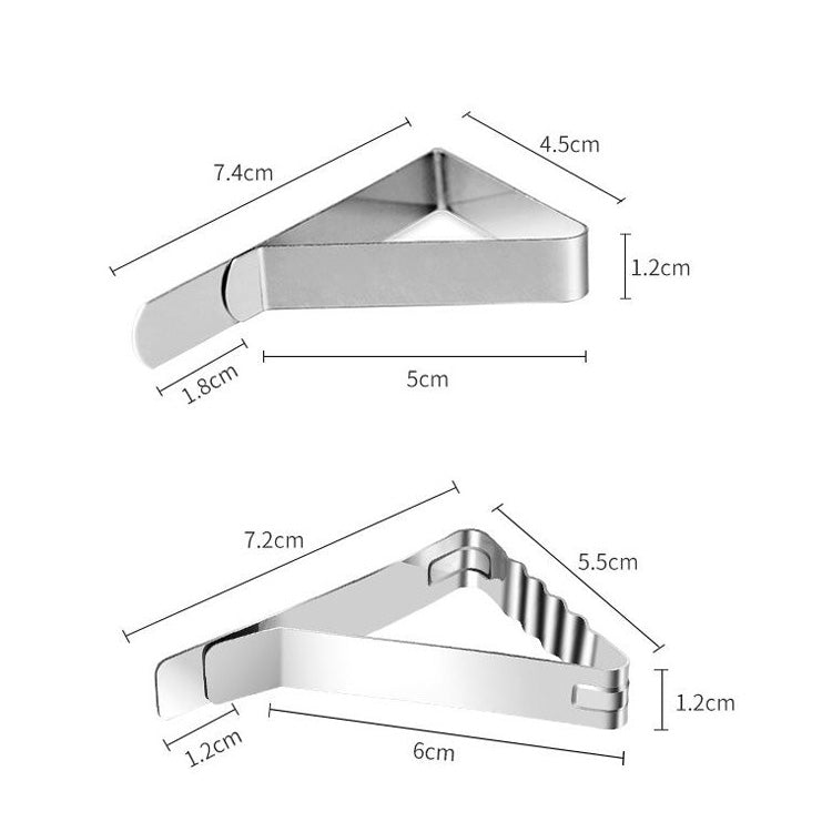 30 PCS Stainless Steel Tablecloth Clip Triangle Table Clamp Picnic Flexible Clip