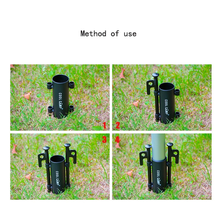 COOL CAMP Sky Curtain Rod Holder Tent Awning Strut Fixed Pipe