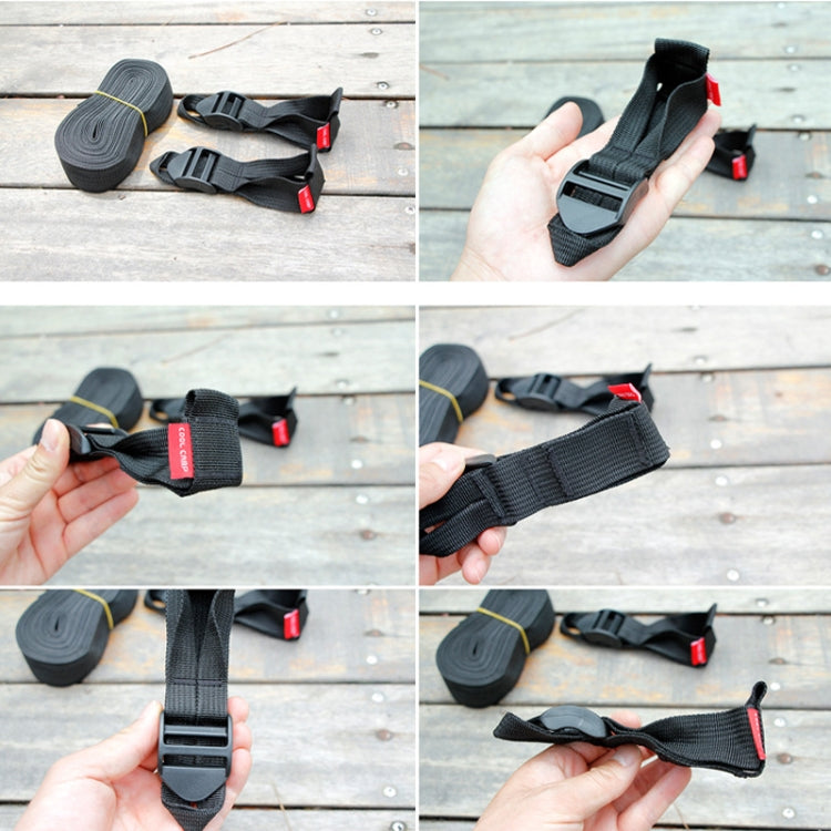 COOL CAMP CF-711 Pyramid Tent Pole Retainer Tent Accessories Canopy Pole Fixed Adjustment Buckle