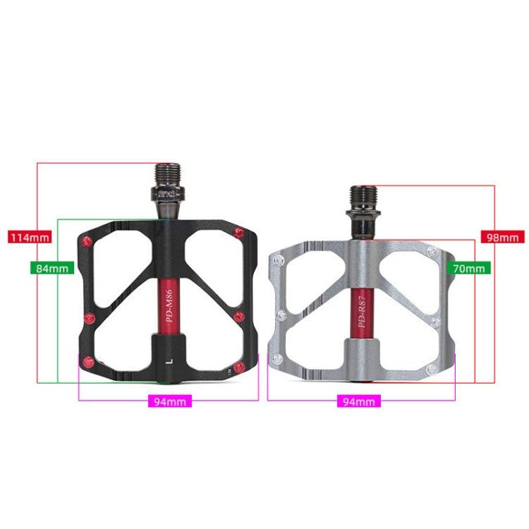 1 Pair PROMEND Mountain Bike Road Bike Bicycle Aluminum Pedals
