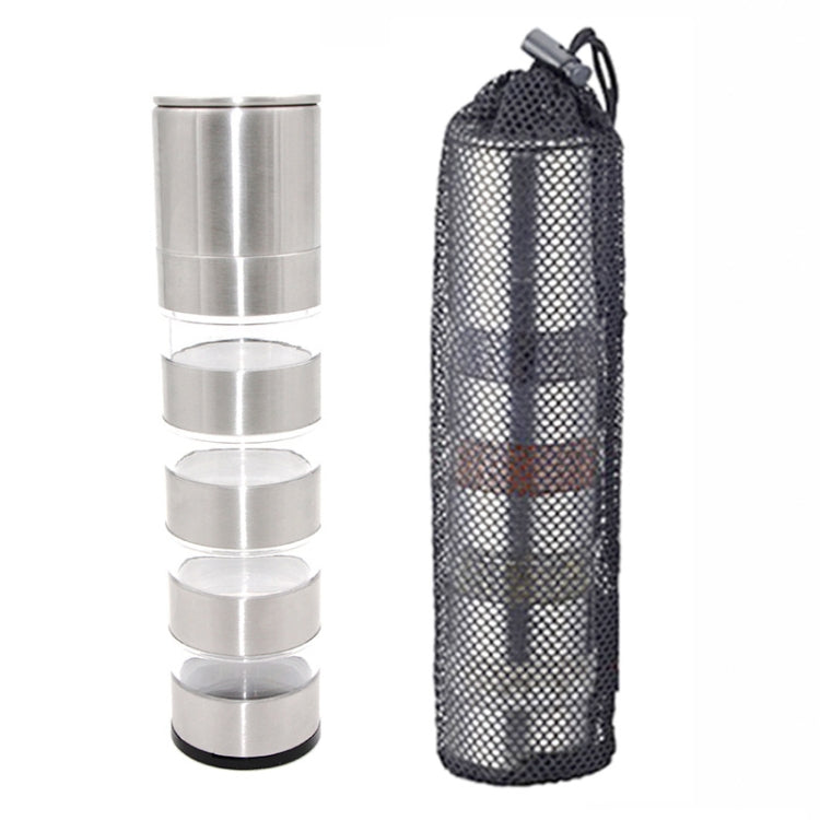 COOL CAMP CF-601 Outdoor Portable Barbecue Picnic Seasoning Bottle Set with Grinder,