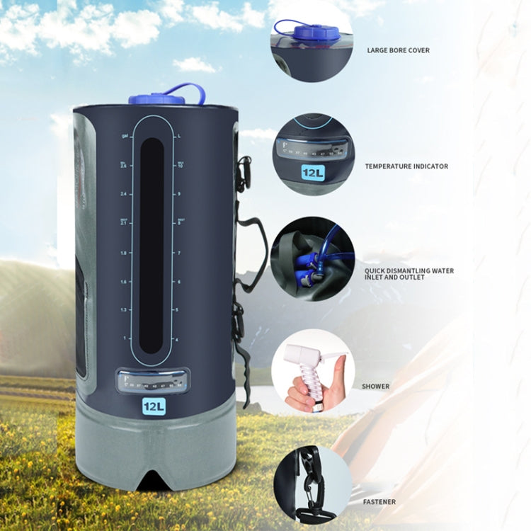 AFISHTOUR FW2078 12L Outdoor Bath Water Storage Bag Portable Camping Bath Bag