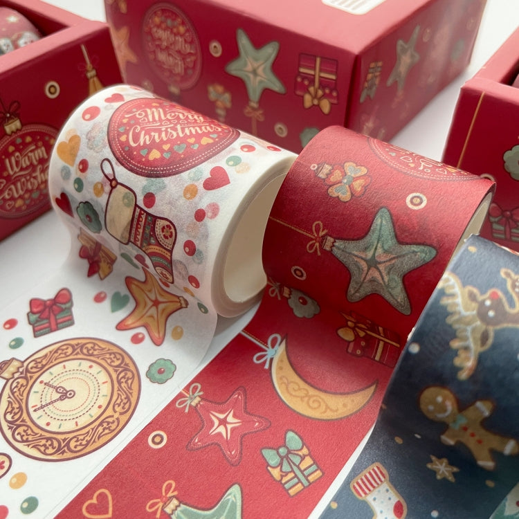 Boxed Christmas Pocket Tape Decoration Material