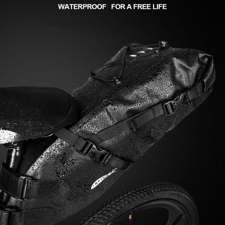 AFISHTOUR FB2040 13L Bicycle Big Tail Bag Big Large Capacity Long-Distance Cycling Saddle Bag