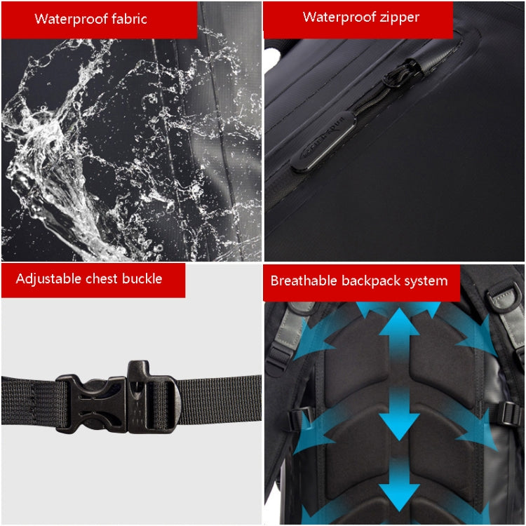 AFISHTOUR FM2040 25L Outdoor Sports Waterproof Bag Multi-Function Storage Backpack