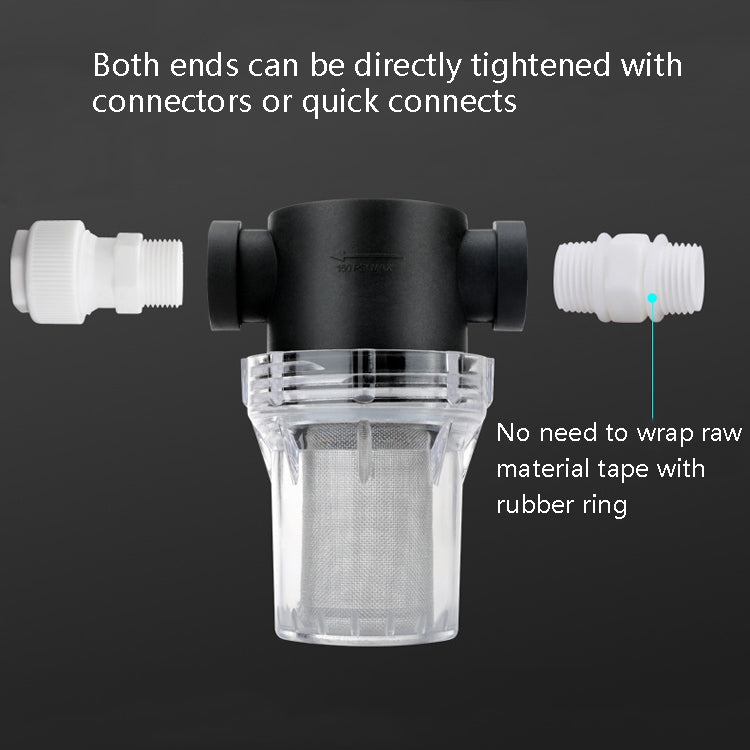 Water Pipe Front Plastic Filter Garden Irrigation Water Purifier, Specification: