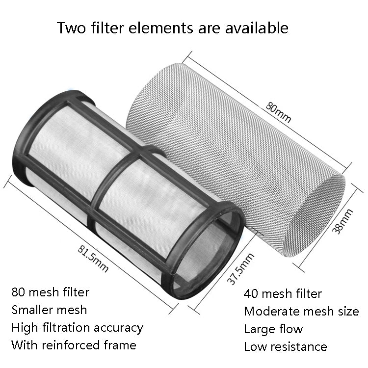 Water Pipe Front Plastic Filter Garden Irrigation Water Purifier, Specification: