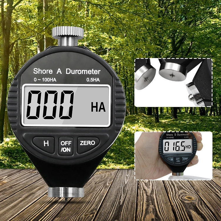 Electronic Digital Display Hard Meter Plastic Rubber Silicone Tire Hardness Meter