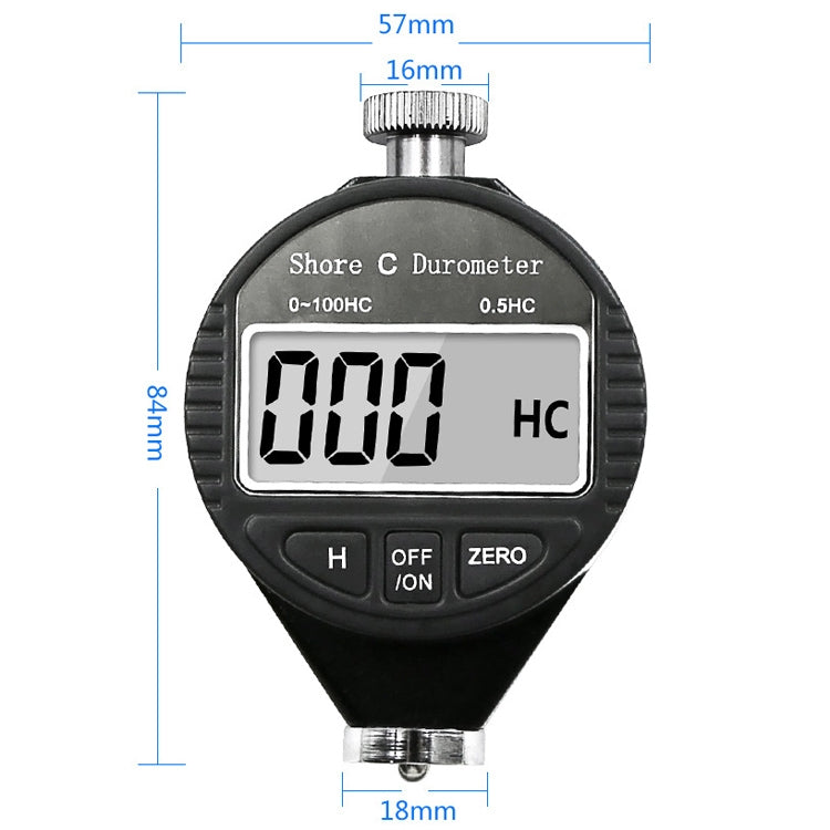 Electronic Digital Display Hard Meter Plastic Rubber Silicone Tire Hardness Meter