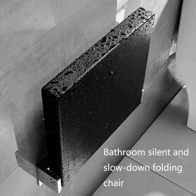 TX-116N-UP Bathroom Shower Seat Elderly Household Wall-Mounted Toilet Folding Stool