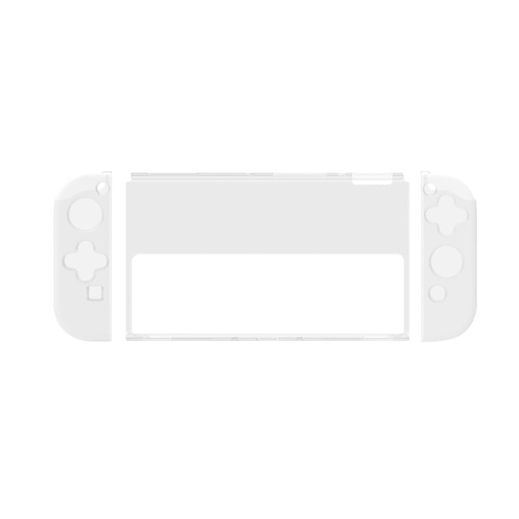 DOBE Game Handle Transparent Crystal Case TPU Protective Cover For Switch OLED Console