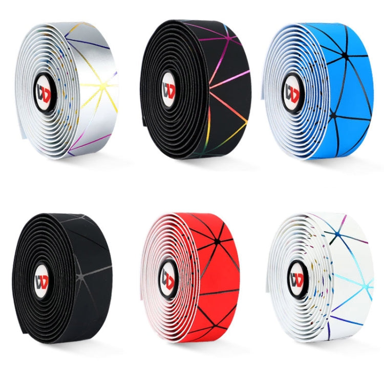 1 Pair WEST BIKING YP0804059 Road Bike Color Line Bar Belt PU Non-Slip Riding Bar Belt