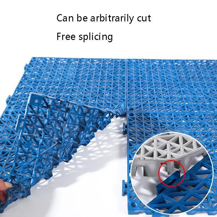 Thickened PVC Can Be Spliced  Floor Mat Kitchen Bathroom Anti-Slip Foot Pad Hollow Injection Pad