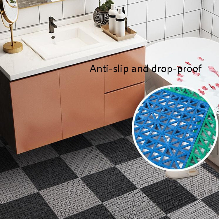 Thickened PVC Can Be Spliced  Floor Mat Kitchen Bathroom Anti-Slip Foot Pad Hollow Injection Pad