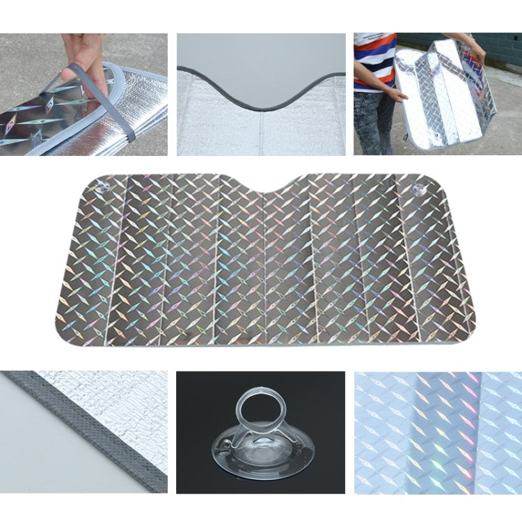 SHUNWEI 2 PCS Car Front Windshield Sunshade Summer Sun Protection And Heat Insulation Shading Board