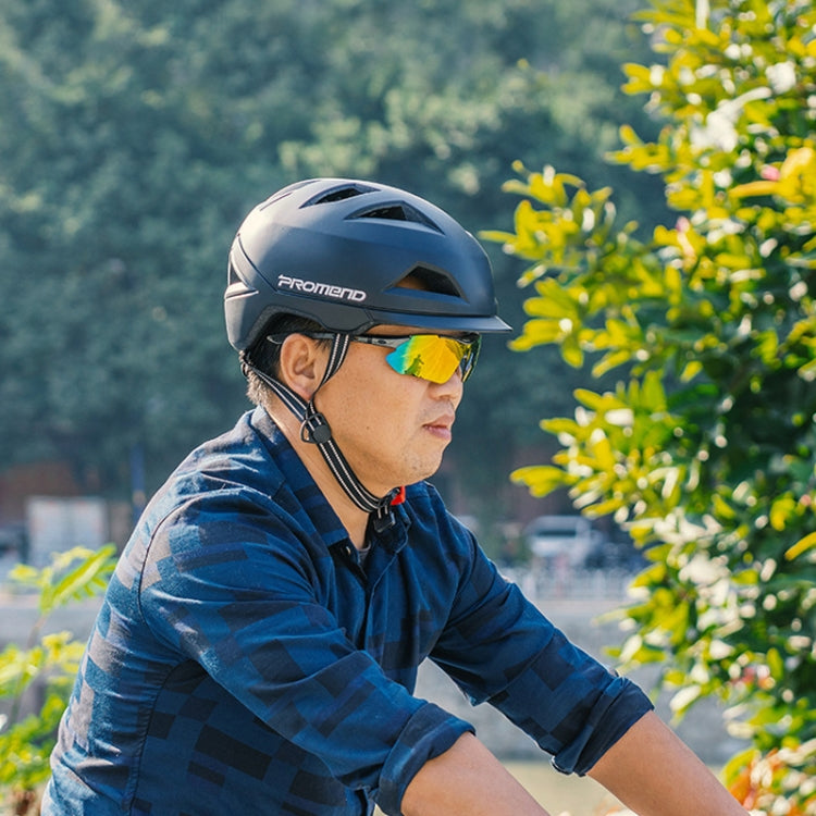 PROMEND 12H19 Summer Cool Motorcycle Riding Half Helmet Helmet Outdoor Off-Road Helmet With Tail Light