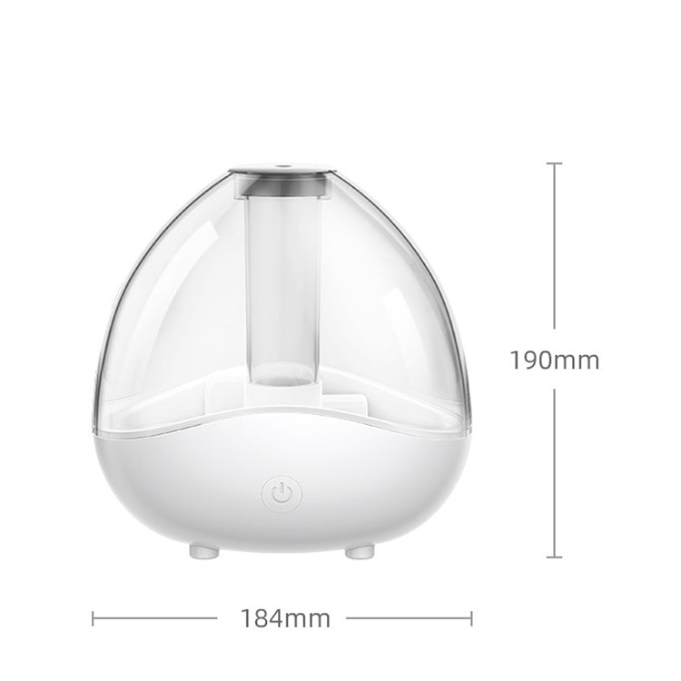 K11 1500ml Transparent Humidifier Household Mute Small Air Purifier Large-Capacity Ultrasonic Humidifier, CN Plug