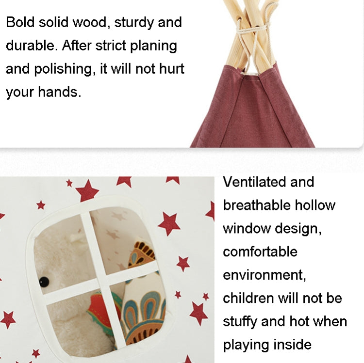 Indian Children Tent Cotton Cloth Indoor Play House Parent-Child Doll House