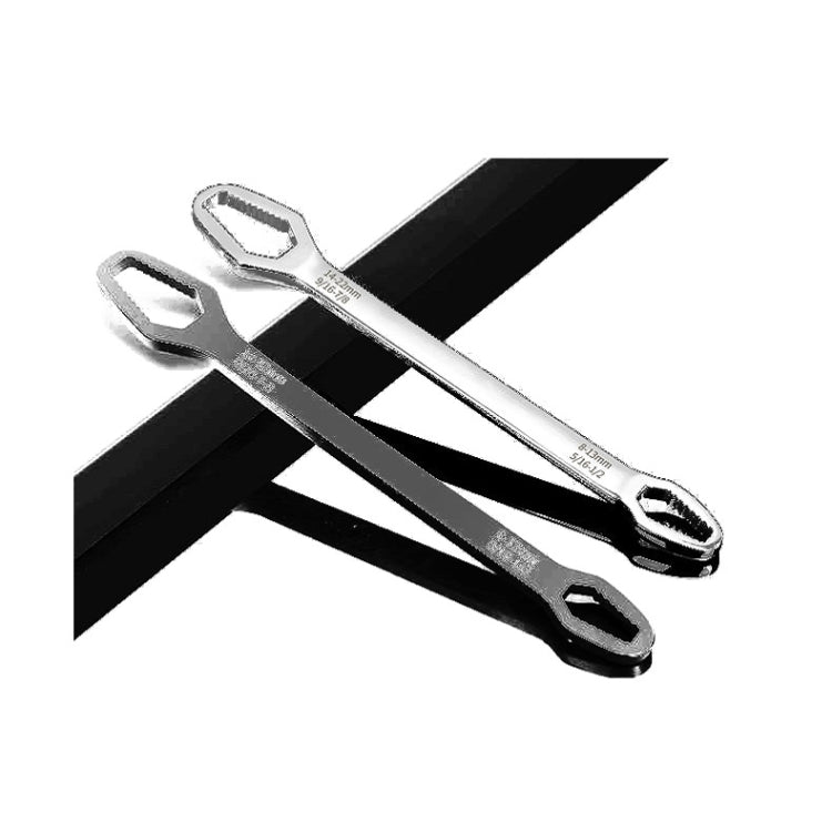 Multi-Function Plum Wrench Open Adjustment Double-Headed Self-Tightening Wrench